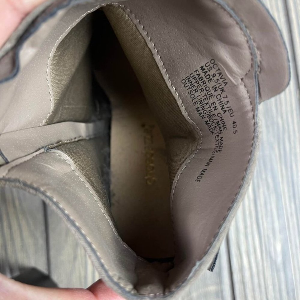 Booties Grey Women's Size 9.5 - Picture 5 of 9